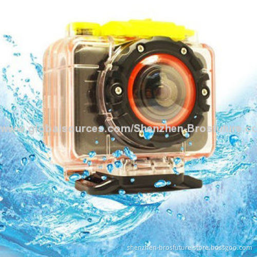 Full HD 1,080P Wi-Fi Wide Angle Action Camera, 60m Waterproof, G-sensor, Motion Detection